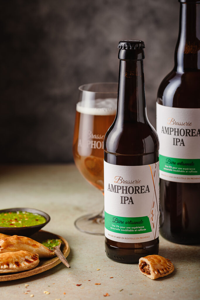 photo produit IPA et food pairing originaux